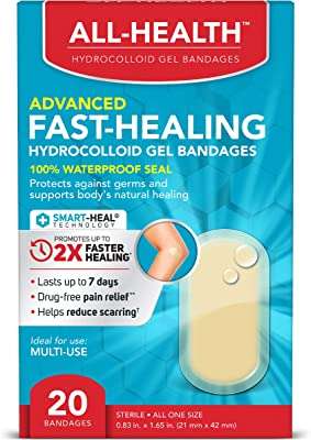 Bandages en gel hydrocolloïde all health advanced à guérison rapide 20. Découvrez DIAYTAR COTE D'IVOIRE, votre source incontournable de bons plans discount en ligne. Trouvez tout ce dont vous avez besoin, des produits de maison essentiels aux gadgets high-tech, le tout à des prix imbattables. Faites des économies tout en vous offrant de la qualité grâce à notre sélection variée et attrayante.