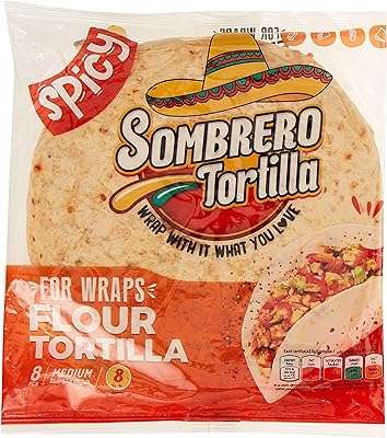 Sombrero 8 wraps tortillas épicées 340 g. DIAYTAR COTE D'IVOIRE, la boutique en ligne qui allie qualité et prix réduits. Parcourez notre sélection de produits discount, de la maison à l'électroménager en passant par l'informatique, la mode et les gadgets, et profitez de bonnes affaires sans compromettre votre budget !