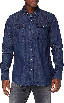 Chemise en jean coupe ajustée 3301 j star raw pour hommes. Faites des économies intelligentes avec DIAYTAR COTE D'IVOIRE  ! Découvrez notre assortiment discount de produits pour la maison, l'électroménager, l'informatique, la mode et les gadgets. Profitez de prix réduits sans compromis sur la qualité, et offrez-vous tout ce dont vous avez besoin à petit prix.