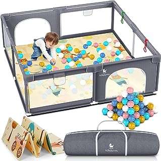 Parc pour bébés et tout petits cour de jeu confortable gris foncé avec barrière. DIAYTAR COTE D'IVOIRE  : la solution idéale pour des achats malins en ligne. Profitez de notre large gamme de produits discount, allant des appareils électroménagers essentiels aux dernières tendances de la mode, en passant par les accessoires informatiques indispensables, et économisez tout en vous faisant plaisir.