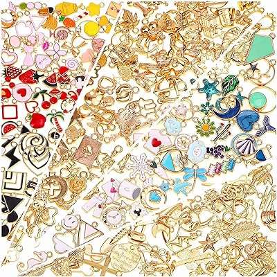 Lingher 160 pièces breloques pour la fabrication de bijoux ensemble assorti en gros. DIAYTAR COTE D'IVOIRE  vous offre toutes les bonnes affaires sur un seul site. Découvrez notre sélection de produits discount pour la maison, l'électroménager, l'informatique et la mode. Bénéficiez de nos prix imbattables et trouvez les articles de qualité que vous recherchez, sans vous ruiner !