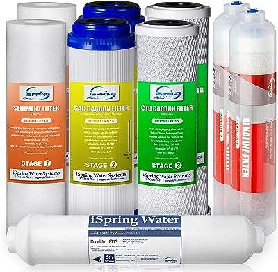 Ispring 1 an f9k kit de cartouche de remplacement de filtre à eau pour osmose. DIAYTAR COTE D'IVOIRE  - Votre escale en ligne pour des produits discount de qualité. Explorez notre gamme impressionnante de produits allant des articles de maison aux gadgets dernier cri. Profitez de prix imbattables et découvrez pourquoi nous sommes un choix populaire pour les acheteurs avertis à la recherche de bonnes affaires.