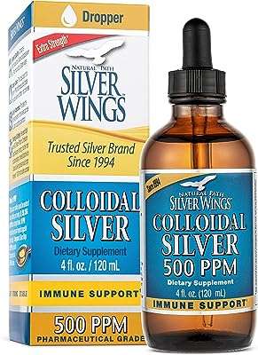 Complément alimentaire natural path silver wings argent colloïdal 500 ppm (2 mcg mcg) pour le soutien. DIAYTAR COTE D'IVOIRE  : la solution idéale pour des achats malins en ligne. Profitez de notre large gamme de produits discount, allant des appareils électroménagers essentiels aux dernières tendances de la mode, en passant par les accessoires informatiques indispensables, et économisez tout en vous faisant plaisir.