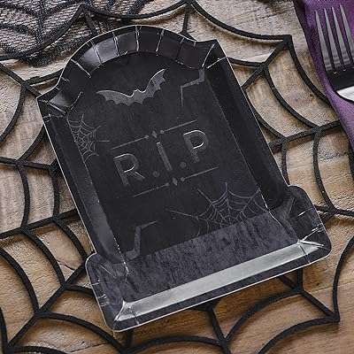 Assiettes en papier ginger ray tombstone noires poi 125 is_best_seller. Découvrez DIAYTAR COTE D'IVOIRE, votre destination en ligne pour des produits discount de qualité supérieure. Achetez des articles de maison, des appareils électroménagers, des équipements informatiques, des vêtements tendance et des gadgets innovants, le tout à des prix abordables qui ne vous feront pas perdre le sommeil.