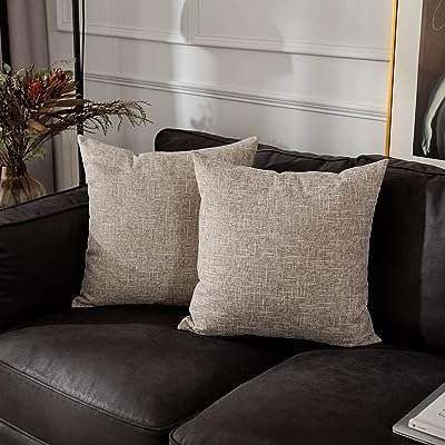 Kevin textile 2 pièces housses de coussin en lin de style européen