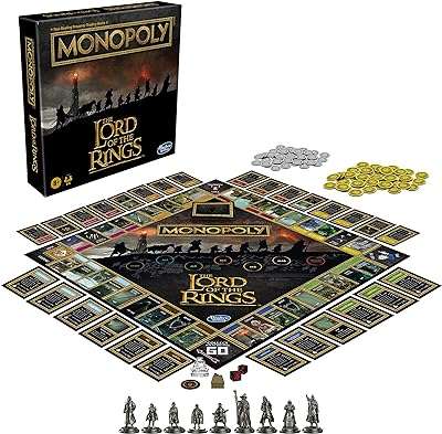 Monopoly : jeu édition le seigneur des anneaux inspiré de la trilogie. Visitez DIAYTAR COTE D'IVOIRE  et profitez de notre sélection exceptionnelle de produits discount. Que vous recherchiez des articles pour la maison, de l'électroménager, de l'informatique ou de la mode, notre boutique en ligne vous offre des produits de qualité à prix réduit, sans compromis sur la satisfaction du client.