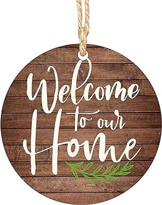 Plaque à suspendre en bois bienvenue dans la maison décoration de porte. Get more bang for your buck at DIAYTAR COTE D'IVOIRE, the leading online store for discounted products. With a diverse range of items, including household essentials, electronics, fashionable clothing, and trendy gadgets, our store guarantees remarkable savings without compromising on quality or style. Shop smart and save big with us today.