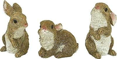 Statues de zoo de lapin design toscano 5 pouces lot de 3 multicolore. DIAYTAR COTE D'IVOIRE  est votre guichet unique pour des produits discount de haute qualité. Parcourez notre large sélection d'articles, allant des appareils électroménagers essentiels aux produits informatiques, en passant par les accessoires mode et les gadgets dernier cri, tout en profitant de prix imbattables.