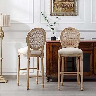 Chaises de bar à dossier en bois rustique français homesouff pour table de cuisine et tabourets. DIAYTAR COTE D'IVOIRE  vous ouvre les portes d'un univers de bonnes affaires. Découvrez notre large gamme de produits discount, allant des indispensables de la maison aux dernières tendances mode, en passant par les gadgets innovants. Profitez d'offres exceptionnelles et de prix imbattables pour des achats malins et éclairés.