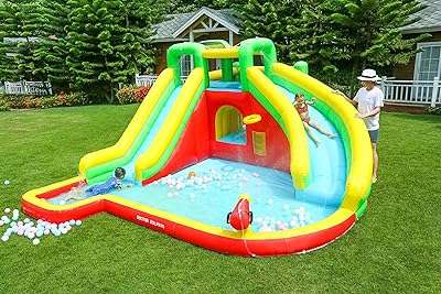 Double toboggan gonflable jt wheel pour jeux d'extérieur pour enfants doublez le plaisir (double avec rebondissant). Faites des économies considérables avec DIAYTAR COTE D'IVOIRE, votre source ultime de produits discount en ligne. Parcourez notre large gamme d'articles allant de la maison à l'électroménager, en passant par l'informatique, la mode et les gadgets, et profitez de prix imbattables. Ne manquez pas cette occasion de vous offrir des produits de qualité à des tarifs défiant toute concurrence.