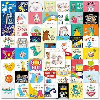 Notes de boîte à déjeuner pour enfants 60 pièces cartes d'affirmation. DIAYTAR COTE D'IVOIRE, votre source incontournable de produits discount à portée de clic. Parcourez notre collection complète de produits abordables pour équiper votre maison, améliorer votre électroménager, fournir votre informatique, compléter votre garde-robe et découvrir les derniers gadgets. Optez pour une expérience de shopping en ligne pratique et économique avec DIAYTAR COTE D'IVOIRE .