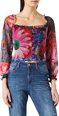 T shirt desigual ts lila pour femme. DIAYTAR COTE D'IVOIRE  - votre source de bons plans pour tous vos besoins en matière de produits discount. Avec une gamme variée de linge de maison, d'appareils électroménagers, d'articles informatiques et bien plus encore, nous sommes votre guichet unique pour des économies substantielles. Faites vos achats en ligne en toute confiance et profitez des meilleurs prix sur le marché.