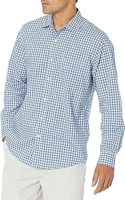 Chemise décontractée à manches longues en popeline amazon essentials pour homme. DIAYTAR COTE D'IVOIRE  - La solution idéale pour des achats discount en ligne. Explorez notre gamme complète de produits pour la maison, l'électroménager, l'informatique, la mode et les gadgets, et bénéficiez de tarifs compétitifs. Simplifiez votre expérience d'achat avec notre boutique en ligne conviviale et découvrez des offres imbattables.