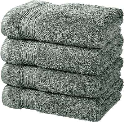 (gris) grandes serviettes à main paquet de 4 (50 x. DIAYTAR COTE D'IVOIRE  - Le paradis des bonnes affaires en ligne ! Avec notre large éventail de produits discount, vous trouverez tout ce dont vous avez besoin à des prix incroyablement bas. Des articles pour la maison aux appareils électroménagers, des ordinateurs aux vêtements à la mode, des gadgets uniques aux accessoires indispensables, nous sommes votre guichet unique pour des économies inégalées !