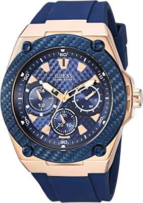 Montre décontractée en silicone guess pour hommes en acier inoxydable. Ne cherchez plus, DIAYTAR COTE D'IVOIRE  est la boutique en ligne qu'il vous faut pour trouver tout ce dont vous avez besoin à petit prix ! Du petit électroménager aux articles de mode tendance en passant par les dernières technologies, explorez notre vaste catalogue et réalisez de véritables bonnes affaires !