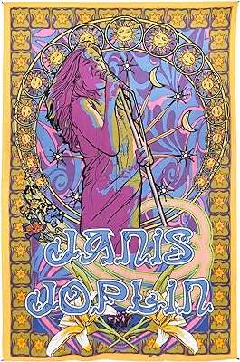 Janice joplin sunshine joy hippie wall art grand 60" x 90. DIAYTAR COTE D'IVOIRE  - Votre destination en ligne pour des achats malins. Avec notre sélection de produits discount, allant de la maison à l'électronique, de la mode à l'informatique, vous pouvez économiser tout en comblant vos besoins. Ne manquez pas nos offres spéciales et réalisez des économies considérables dès aujourd'hui!