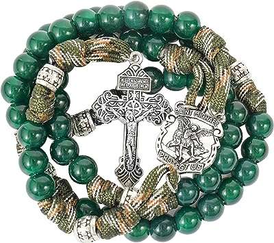 Ensemble de perles de chapelet en paracorde pierres précieuses durables collier saint michel et bracelet. Ne payez plus le prix fort pour des produits de qualité grâce à DIAYTAR COTE D'IVOIRE . Notre boutique en ligne propose une gamme étendue de produits discount, de l'électroménager à l'informatique en passant par la mode et les gadgets. Faites des économies tout en restant à la pointe des tendances !