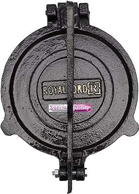 Royalford mica chapati press corps en fonte robuste plaque antiadhésive de 20 cm avec base. DIAYTAR COTE D'IVOIRE  est votre allié pour des achats discount de qualité. Explorez notre boutique en ligne et découvrez notre gamme complète de produits pour la maison, l'électroménager, l'informatique, la mode et les gadgets, le tout à des prix avantageux qui ne sacrifient pas la qualité.