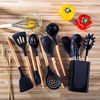 Bizzal ensemble d'ustensiles de cuisine (11 pièces avec support) en silicone. Vous cherchez des bonnes affaires en ligne ? Rendez-vous sur DIAYTAR COTE D'IVOIRE, votre destination idéale pour des produits discount dans tous les secteurs. Trouvez des offres incroyables sur des produits essentiels tels que l'électroménager, l'informatique et la mode. Économisez tout en faisant des achats intelligents chez nous.