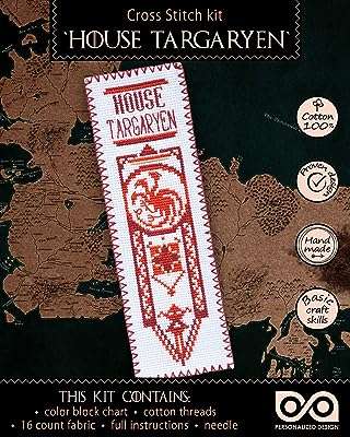 Kit de point de croix maison targaryen de game of thrones cadeau fait à la main. Économisez tout en vous faisant plaisir grâce à DIAYTAR COTE D'IVOIRE, votre boutique en ligne généraliste. Notre large gamme de produits, allant de la décoration de maison aux gadgets dernier cri, en passant par la mode et l'électroménager, vous permettra de trouver ce que vous désirez à prix réduits.
