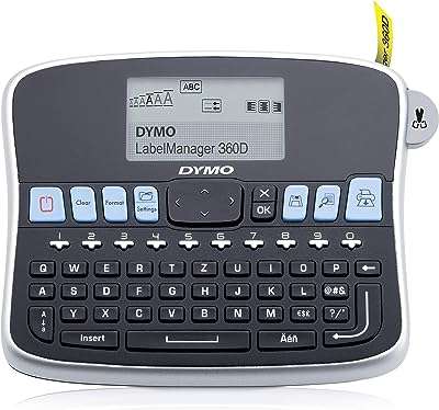 Étiqueteuse dymo 360d étiqueteuse portable clavier qwerty noir s0879490. DIAYTAR COTE D'IVOIRE  - le secret des bonnes affaires en ligne. Simplifiez vos achats et réalisez des économies substantielles grâce à notre sélection éclectique comprenant des articles pour votre maison, des gadgets high-tech, des produits informatiques et des vêtements branchés, tous à des prix imbattables.