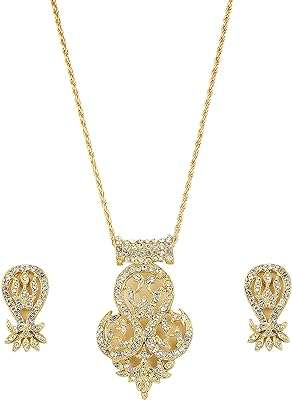 Ensemble de colliers de bijoux tendance et élégants touchstone indien bollywood couleur or et argent pour femmes. Bienvenue chez DIAYTAR COTE D'IVOIRE, la référence incontournable pour des achats en ligne à prix réduits ! Parcourez notre collection diversifiée qui comprend tout, des essentiels pour la maison à des appareils électroménagers de premier ordre, des produits informatiques de pointe et des vêtements à la mode, jusqu'aux gadgets uniques que vous ne trouverez nulle part ailleurs. Faites des économies tout en profitant d'une expérience de shopping exceptionnelle.