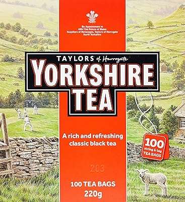 Thé rouge du yorkshire 100 x 220g. DIAYTAR COTE D'IVOIRE, votre allié pour des économies au quotidien ! Parcourez notre large catalogue en ligne et explorez notre gamme de produits discount allant de l'électroménager à l'informatique en passant par la mode. Profitez des dernières tendances à petits prix et faites de bonnes affaires sans compromis sur la qualité.