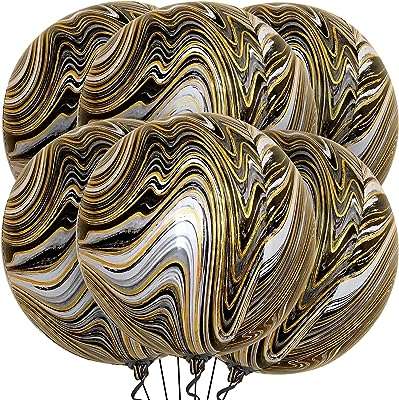 Grands ballons en marbre noir et doré 22 pouces paquet de 6. Découvrez DIAYTAR COTE D'IVOIRE, la boutique en ligne incontournable pour les chasseurs de rabais. Trouvez tout ce dont vous avez besoin, des articles pour la maison à l'électroménager, en passant par l'informatique et la mode, à des prix discount incroyables. Économisez tout en vous offrant ce dont vous avez besoin chez DIAYTAR COTE D'IVOIRE !