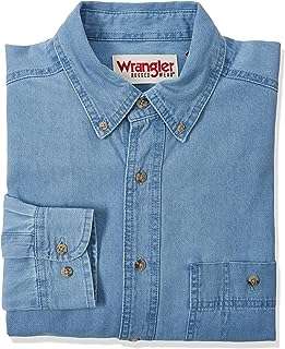 Chemise en jean basique unie à une poche wrangler pour hommes. DIAYTAR COTE D'IVOIRE, votre destination shopping idéale pour des produits discount de qualité. Explorez notre catalogue en ligne et trouvez tout ce dont vous avez besoin pour votre maison, de l'électroménager à la mode en passant par les gadgets innovants. Grâce à nos prix avantageux, économisez sans compromis sur la satisfaction de vos achats.