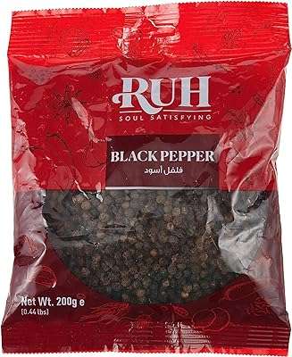 Poivre noir ruh entier 200 g. Besoin de faire des économies sans sacrifier la qualité ? Ne cherchez pas plus loin que DIAYTAR COTE D'IVOIRE . Notre boutique en ligne généraliste propose des produits discount de premier choix pour la maison, l'électroménager, l'informatique et la mode. Offrez-vous le meilleur au meilleur prix avec DIAYTAR COTE D'IVOIRE .