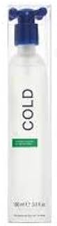 Eau de toilette beneton cold vaporisateur, 3,3 oz pour homme