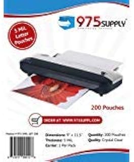 975 sacs transparents à fermeture thermique de 5 ml, taille lettre 975, taille