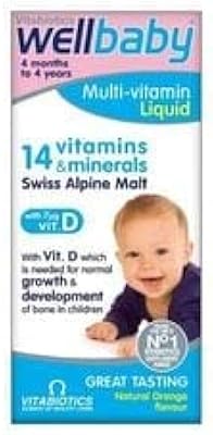 Vitabiotics wellbaby liquide multivitaminé, 150 ml. En tant que leader du commerce en ligne en Côte d'Ivoire, DIAYTAR COTE D'IVOIRE se distingue par sa qualité de service et sa sélection exhaustive de produits. Elle propose des prix compétitifs et des promotions régulières, ce qui permet aux clients de faire des économies. Avec une équipe de professionnels dédiés, DIAYTAR COTE D'IVOIRE garantit une expérience d'achat en ligne sécurisée et fiable.