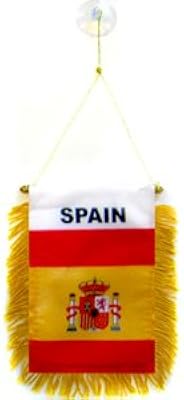 Fanion espagne avec ventus por la fuente 15cm x 10cm