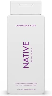 Nettoyant pour le corps à la lavande et à la rose natives
