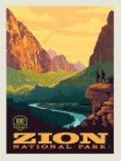 Panneau du parc national de zion
