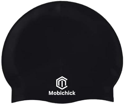 Bonnet de bain mobichick, bonnet de bain en silicone pour femmes et hommes