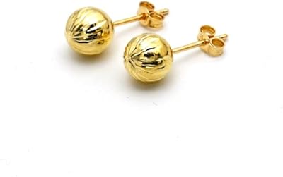 Ensemble de boucles d'oreilles matelassées dorées 007mmv/76 e1030