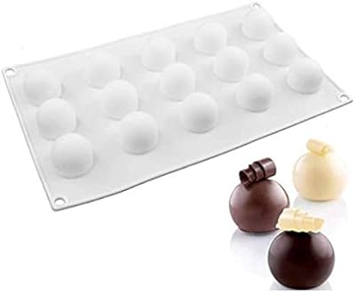 Moule de cuisson en silicone antiadhésif en forme de mini boule pour moule de décoration de gâteaux aux truffes au chocolat, 1 pièce. Avec plus de 300 000 références de produits, DIAYTAR COTE D'IVOIRE est la boutique en ligne la plus complète de Côte d'Ivoire. La boutique propose une gamme étendue de catégories de produits, allant de l'électroménager à la literie en passant par les produits de loisirs. Les clients peuvent profiter de promotions et de réductions régulières sur une sélection de produits.