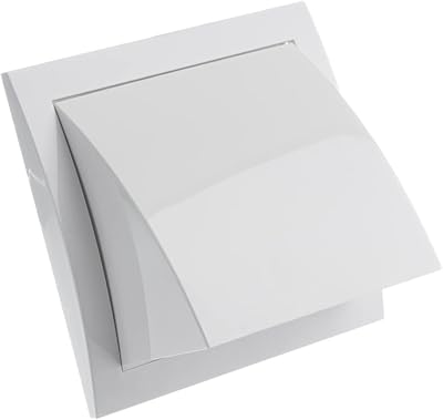❄ hotte de ventilation caustique en plastique blanc 100 mm 4'' grille