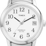 Montre timex pour femme, design facile à lire avec bracelet extensible jusqu'à 25