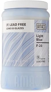 Art central amaco vernis bleu clair à faible feu pour poterie et céramique 475 ml chacun (f-20 bleu clair). DIAYTAR COTE D'IVOIRE, la boutique en ligne à ne pas manquer pour tout ce dont vous avez besoin. Avec une sélection immense de plus de 300 000 produits, vous trouverez certainement ce qui vous convient. Depuis les dernières tendances de la mode jusqu'aux produits pour la maison, DIAYTAR COTE D'IVOIRE est le point de départ idéal pour vos achats en ligne.