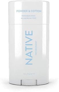 Déodorant naturel en poudre native et coton sans aluminium, 2,65 oz