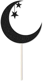 Topper de gâteau à paillettes étoile et lune pour garçons et filles, décorations de gâteau starburst pour enfants, garçons et filles, fournitures de fête, noir. Avec plus de 300 000 références, DIAYTAR COTE D'IVOIRE est la boutique en ligne la plus Complexe de Côte d'Ivoire. Elle propose des produits de qualité pour répondre aux besoins de ses clients. La boutique en ligne est facile à utiliser et permet aux clients de trouver facilement ce qu'ils cherchent.