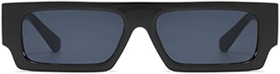 Lunettes de soleil rectangulaires rétro hommes femmes lunettes carrées de mode vintage des années 90 monture étroite jantes audacieuses. Avec plus de 300 000 références de produits, DIAYTAR COTE D'IVOIRE est la destination idéale pour les clients qui cherchent à faire des achats en ligne en Côte d'Ivoire. La boutique en ligne est équipée d'un système de paiement sécurisé et propose des options de livraison rapides et fiables. Les clients peuvent ainsi profiter d'une expérience d'achat en ligne pratique et sans stress.