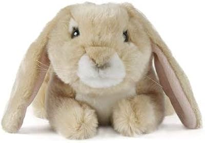 Lapin marron clair living nature 24 cm de loop - jouet lapin