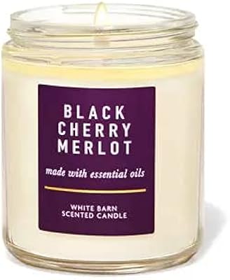 Bougie à mèche unique white barn bath & body works avec huiles parfumées, 7 oz - de nombreux parfums ! (merlot cerise noire). DIAYTAR COTE D'IVOIRE se distingue par son large choix de produits et son engagement à offrir une expérience d'achat en ligne sans souci. Elle est devenue la destination préférée des consommateurs en Côte d'Ivoire pour les achats en ligne grâce à sa sélection impressionnante de plus de 300 000 articles. La boutique garantit des délais de livraison rapides et des services après-vente de qualité.