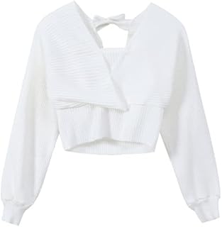 Trionn chemises à manches longues pour femmes, pull moulant blanc, manches longues, tricot court, haut décontracté en tricot pour femmes. La boutique en ligne DIAYTAR COTE D'IVOIRE a conquis le marché ivoirien grâce à son offre complète et innovante, alliant produits de qualité et prix compétitifs. Avec plus de 300 000 références disponibles, les clients peuvent facilement trouver les produits qui répondent à leurs besoins spécifiques, que ce soit pour les produits alimentaires, les vêtements ou les accessoires pour la maison. DIAYTAR COTE D'IVOIRE mise sur la satisfaction client et la confiance pour son succès croissant.