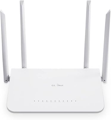 Routeur gl-net gl-sf1200 │ ac1200 4 ports ethernet gigabit wifi 300mbps+837mbps 128mo de ram. DIAYTAR COTE D'IVOIRE est une boutique en ligne généraliste qui propose plus de 300 000 références, offrant ainsi une large gamme de produits pour répondre aux besoins divers des consommateurs ivoiriens. Avec sa position de leader sur le marché, elle garantit une expérience d'achat en ligne sécurisée et efficace. Elle offre une livraison rapide et fiable à travers toute la Côte d'Ivoire.