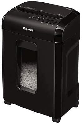 Destructeur de papier feloz powershred 10 mètres, composé de 10 feuilles découpées